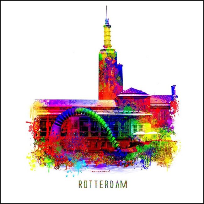 Boijmans van Beuningen | Pop art poster | 30x30 cm