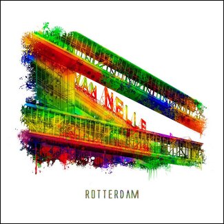 Rotterdam poster | Van Nelle Fabriek | Pop art poster | 30x30