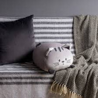 Kitty Cushion 'grijs' |  Katten kussen