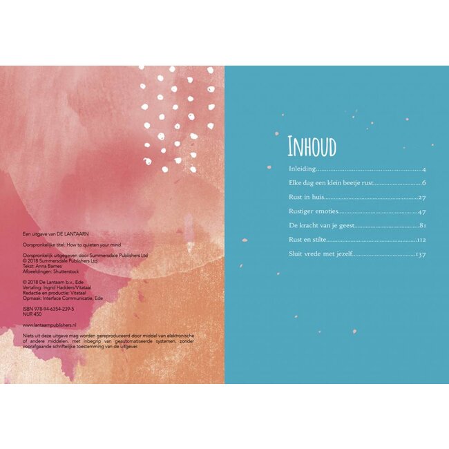 De Lantaarn Rust in je hoofd