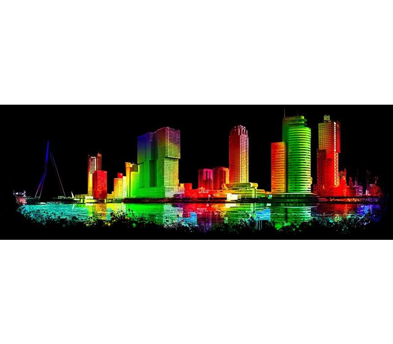 Kop van Zuid | Rotterdam Skyline | Black edition
