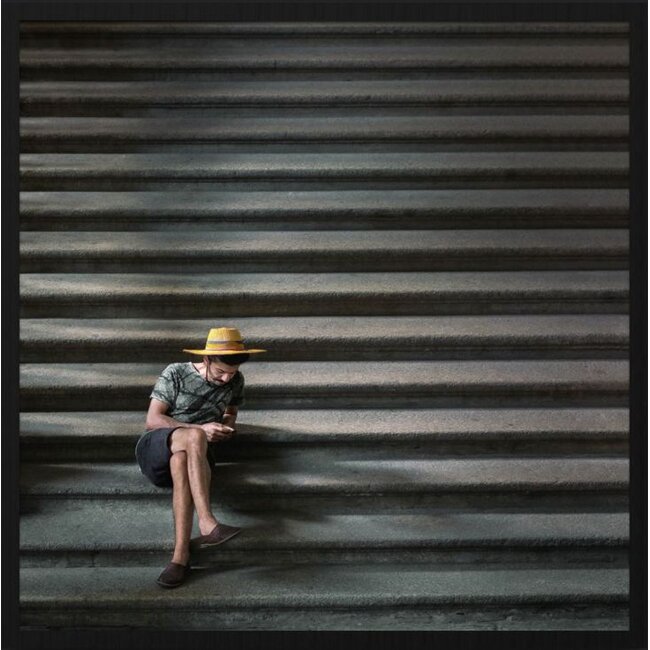 Wandkraft city life 001 - Forex met lijst