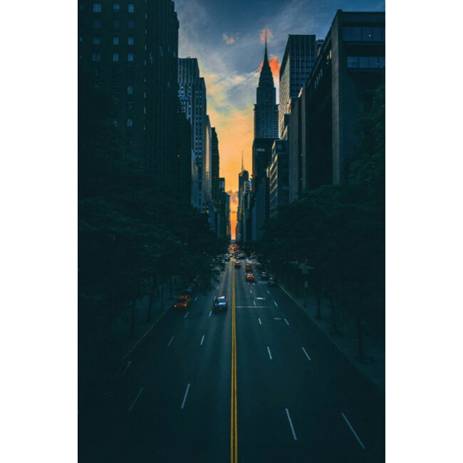 Wandkraft city life 006 - Dibond RVS