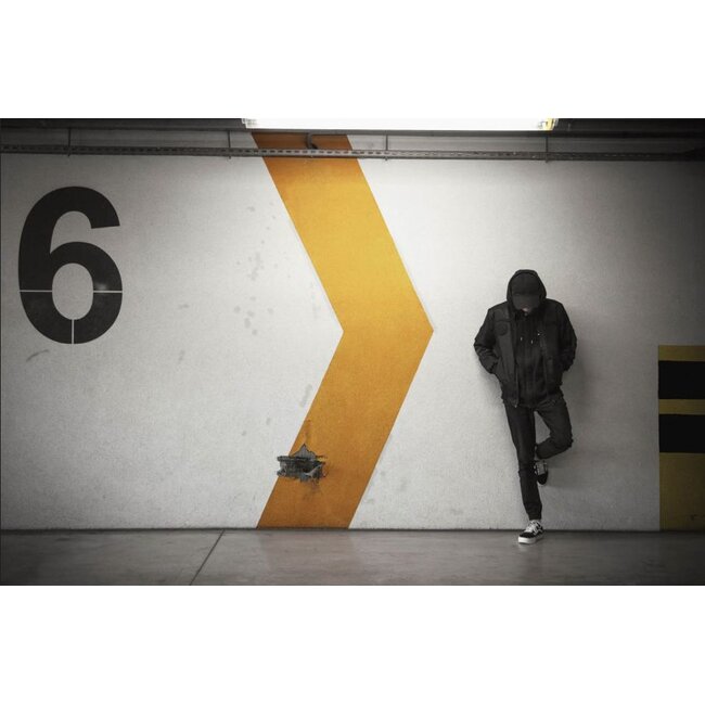 Wandkraft city life 012 - Dibond RVS