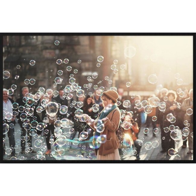 Wandkraft City life 014 - Forex met lijst