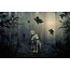 Wandkraft European wildlife 005 - Hout