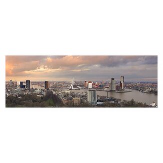 Pink sky | Rotterdam skyline