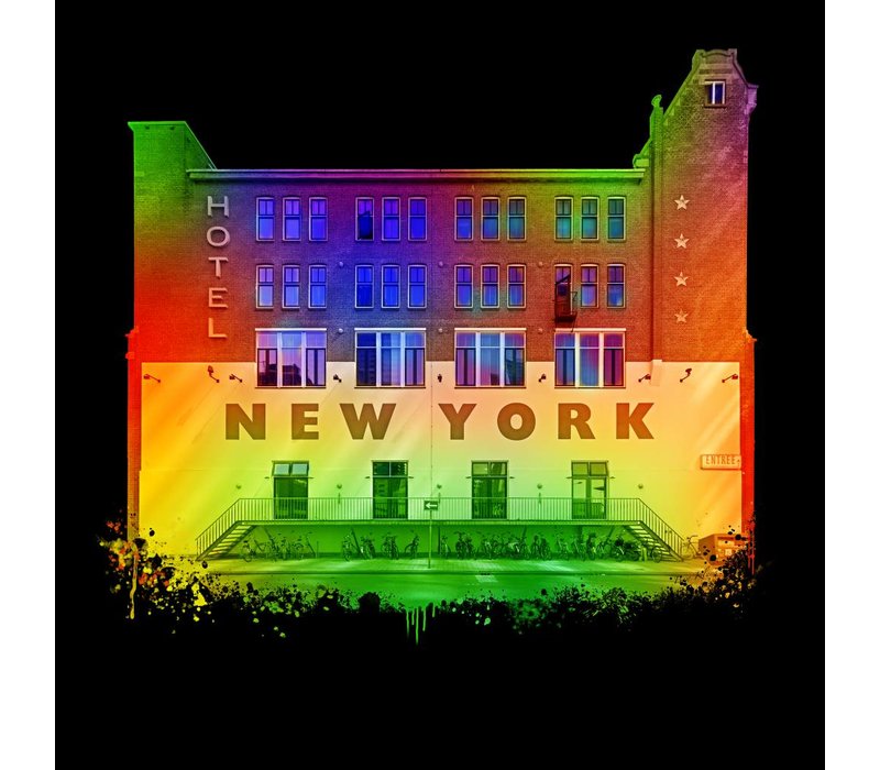 Hotel New York | Black Edition | 30x30 cm