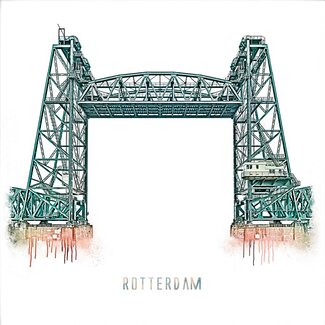 Rotterdam poster | De Hef   Vintage poster | 30x30