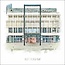 De Doelen - Rotterdam | Vintage poster | 30x30 cm