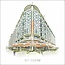 Groothandelsgebouw - Rotterdam | Vintage poster | 30 x 30 cm
