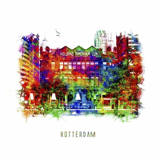 Rotterdam poster | Hotel New York | Pop art poster | 30x30