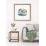 Rotterdam poster | Collage 2 | Vintage poster | 30x30