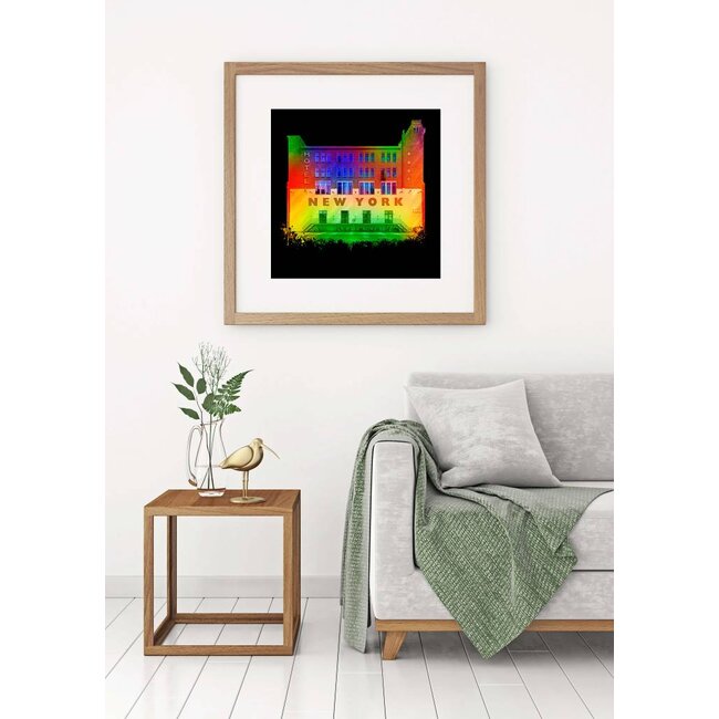 Hotel New York | Black Edition | 30x30 cm
