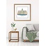 Amsterdam poster | Paleis | vintage | 30x30