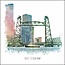 Rotterdam poster | De Hef | vintage poster | 30x30