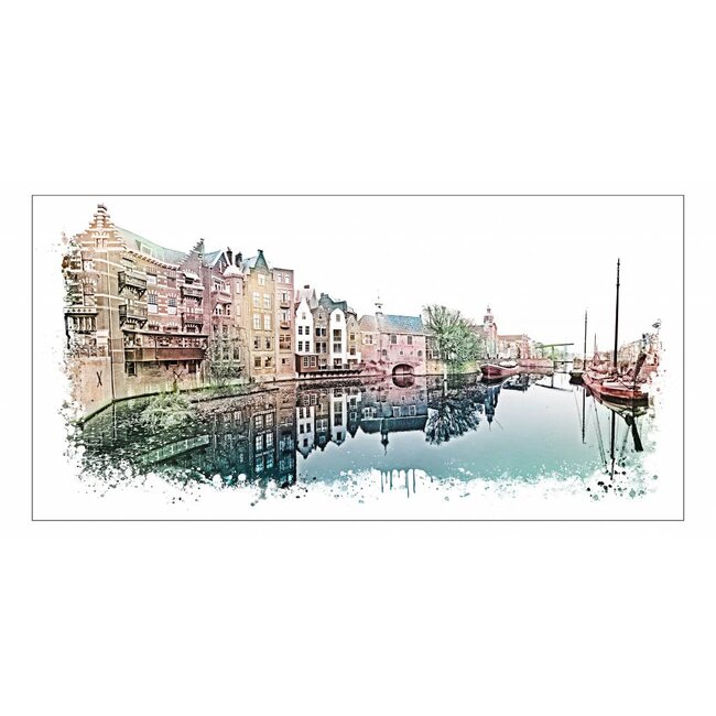 Rotterdam Delfshaven | Vintage print