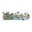 Oudehaven | Rotterdam skyline | Vintage poster