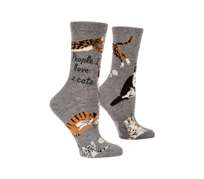Dames sokken - People I Love: Cats