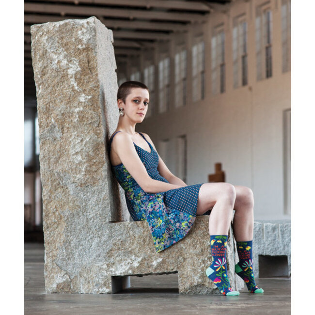 Dames sokken - Delicate Fucking Flower