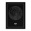 Wijck Moon (black) | Poster 50 x 70 cm