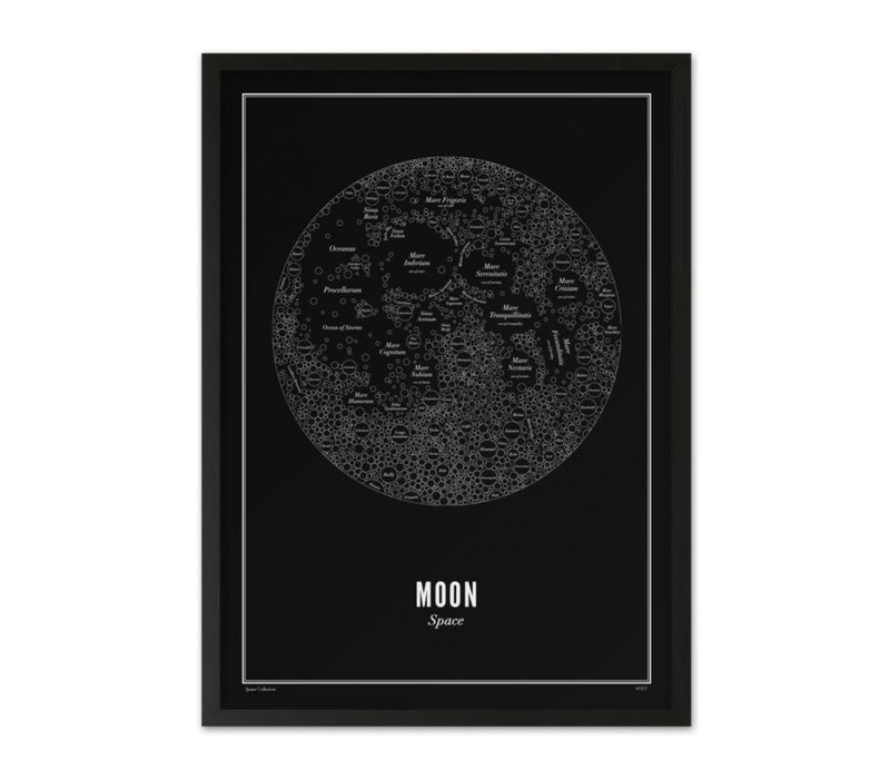 Poster 50x70 - Moon black