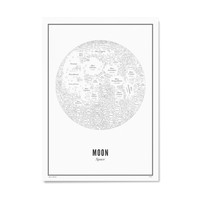 Moon (White) | A4 Poster