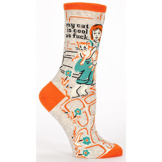 Damessokken - My cat is cool as fuck | Cat mom | Moeder