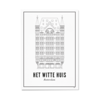 Poster 30x40 - Rotterdam Witte Huis