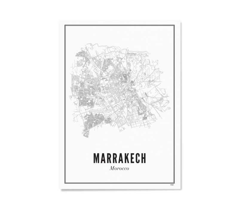 Poster A4 - Marrakech