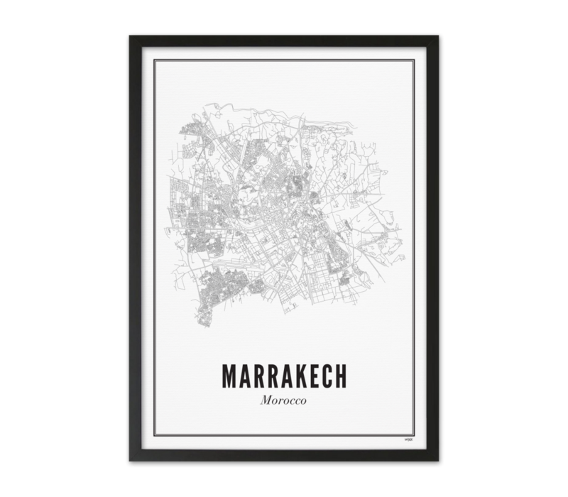 Poster A4 - Marrakech