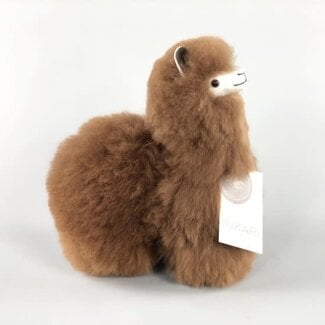 Alpaca Small Walnut 23 cm hoog