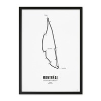 Poster A4 - Circuit Montreal wit