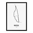 Wijck Poster A4 - Circuit Montreal wit