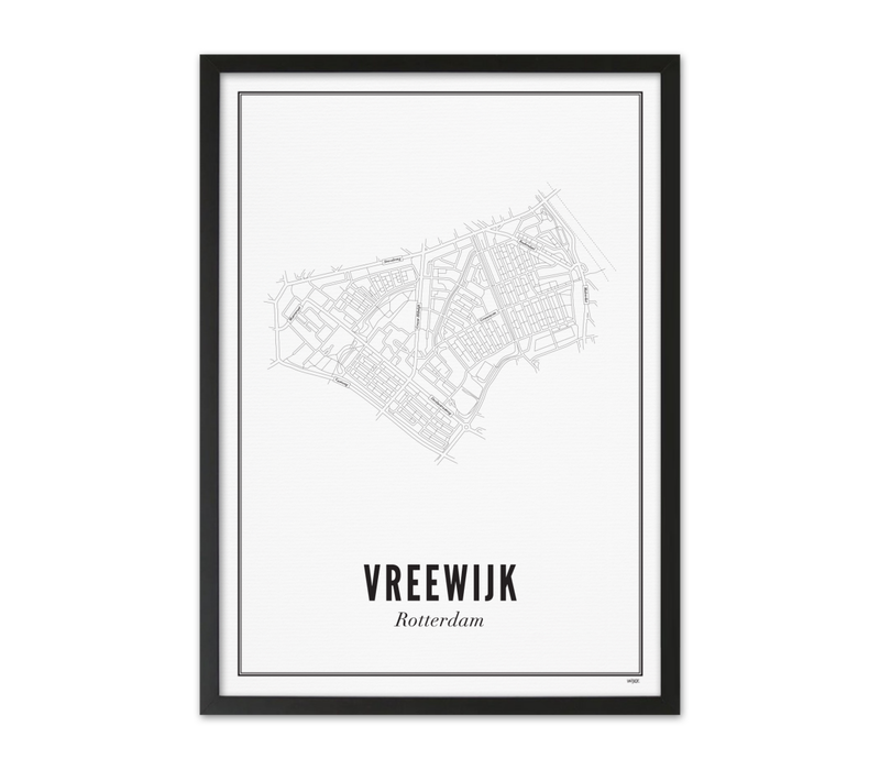 Poster A4 - Rotterdam Vreewijk