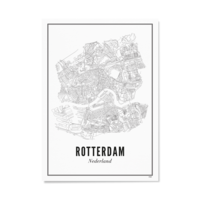 Poster A4 - Rotterdam stad