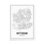 Wijck Poster A4 - Rotterdam stad