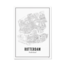 Wijck Poster Rotterdam stad | 50x70 cm | Wijck