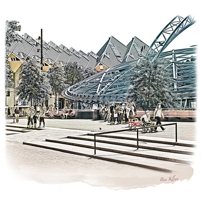 Rotterdam | Poster | Blaak | Vintage |