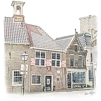 Oud Rotterdam | Vintage Poster | 30 x 30 cm