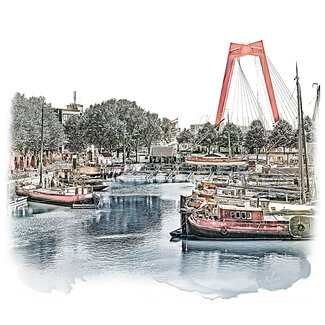 Rotterdam | Poster | Oude Haven 2 | Vintage |