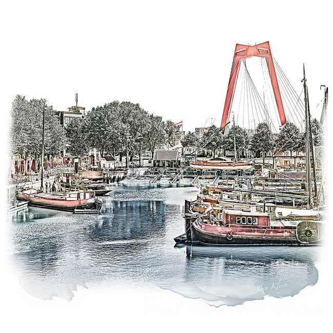 Rotterdam | Poster | Oude Haven 2 | Vintage |