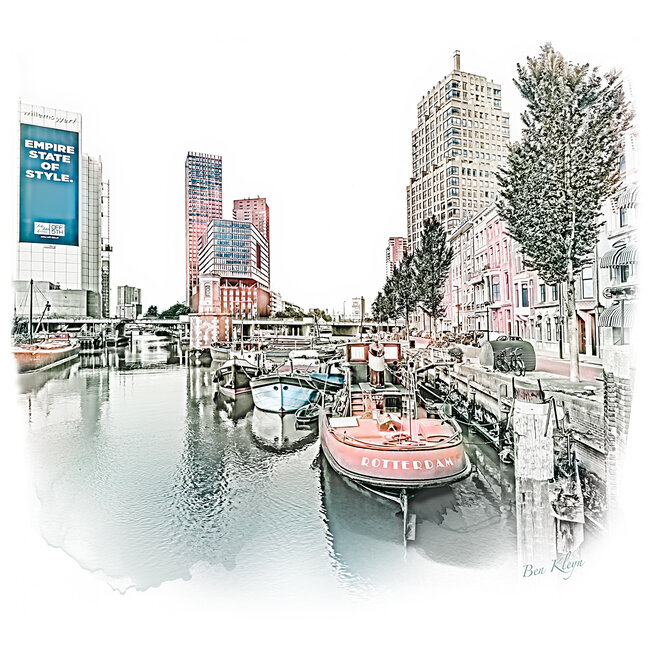 Rotterdam | Poster | Wijnhaven | Vintage |