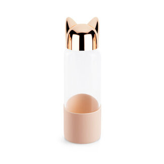 Balvi Glazen waterfles - 350ml goud