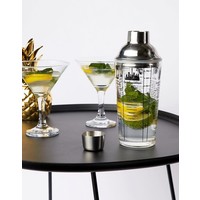 Cocktail shaker met recepten