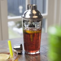 Cocktail shaker met recepten