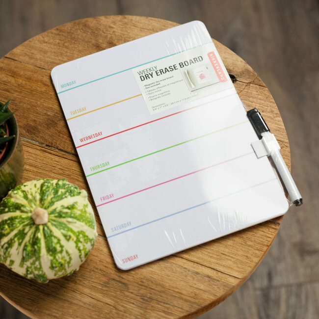 Kikkerland Weekplanner met stift