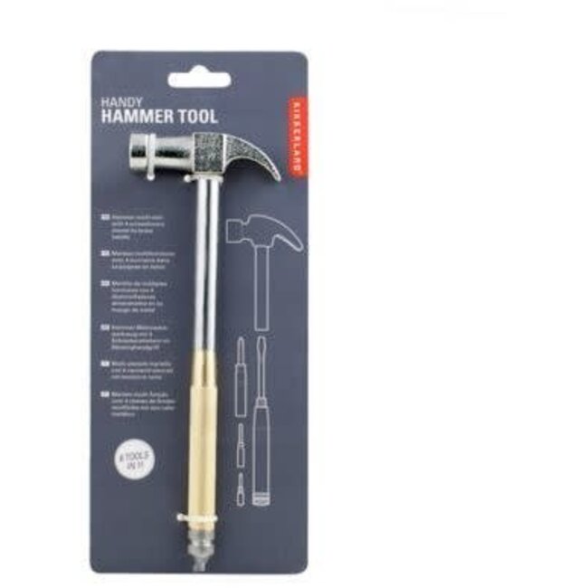 Kikkerland Handige hamer multi tool