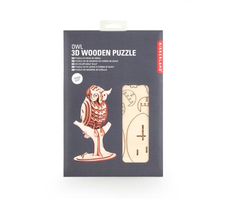 3D houten puzzel van een uil