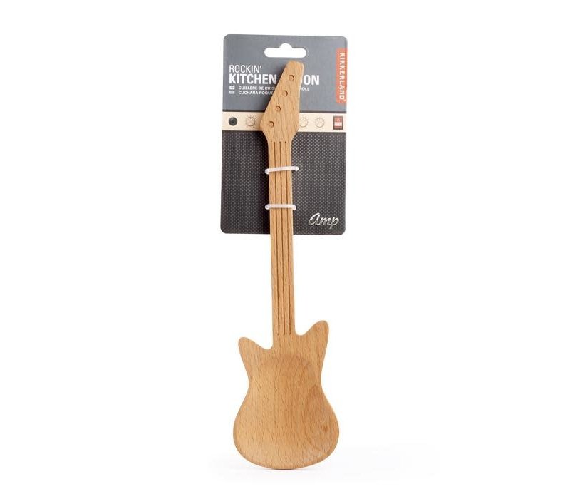 Houten lepel gitaar